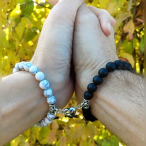 Magnetic Heart Bracelets for Couples (2 Piece)